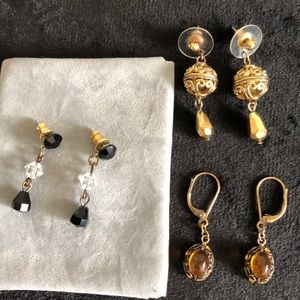 3 Pairs of Antique Earrings *3 for $30*